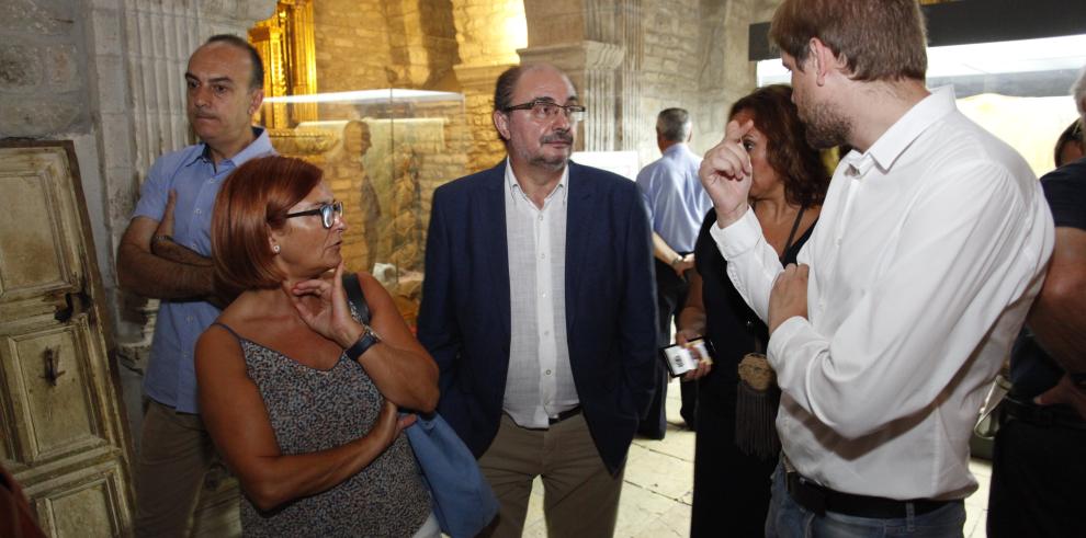 La segunda fase de restauración del claustro de la catedral de Roda de Isábena y la continuidad de las obras permitirán la puesta a punto de esta joya del románico