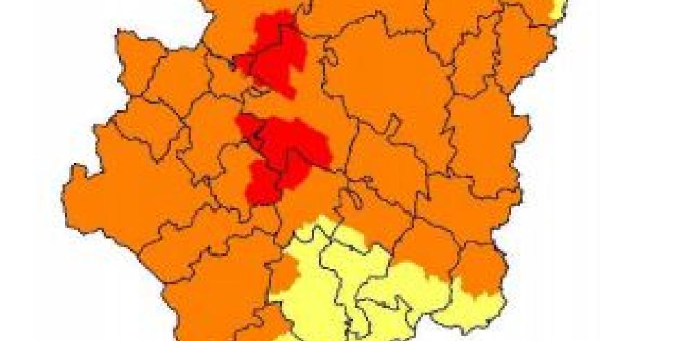 Prealerta roja por riesgo de incendios en Aragón