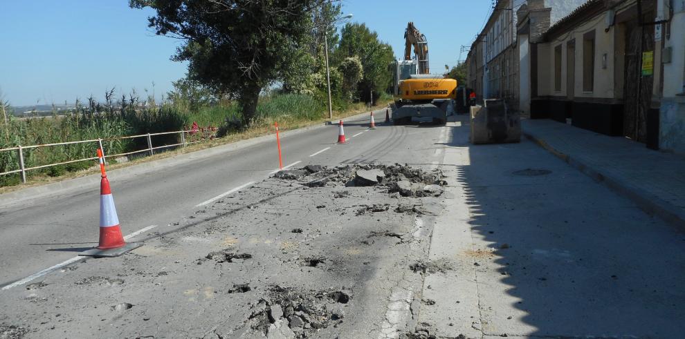 Obras de mejora en la Avenida Montañana (A-131)