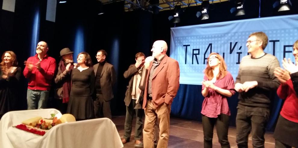 El IAACC Pablo Serrano se transforma en una gran sala para la exposición que celebra los 30 años de Tranvía Teatro 