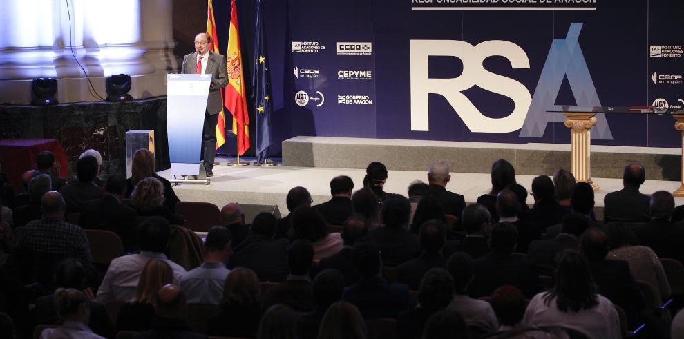 337 empresas aragonesas reciben el Sello RSA y el Gobierno de Aragón aspira a llegar al millar en 2020