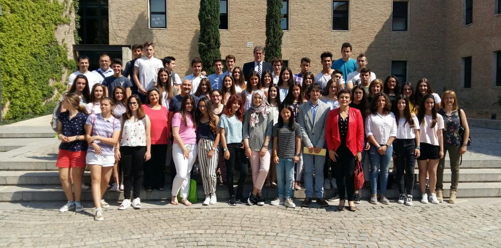 El instituto Pirámide de Huesca, ganador del concurso Euroscola 2017 en Aragón