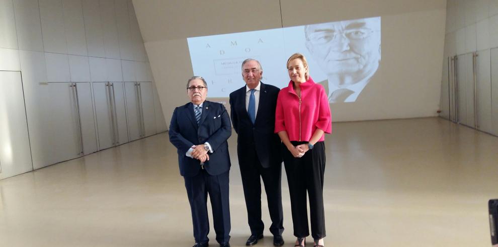 El Gobierno de Aragón se suma al homenaje de la Cámara de Comercio de Zaragoza a Amado Franco