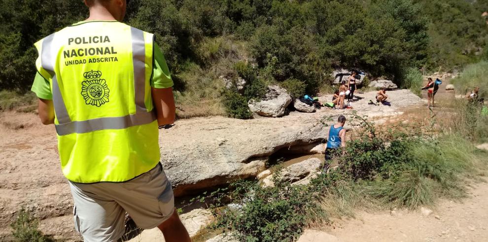 La Unidad de Policía Adscrita en Teruel cierra su primera campaña de inspecciones en barrancos con dos propuestas de sanción