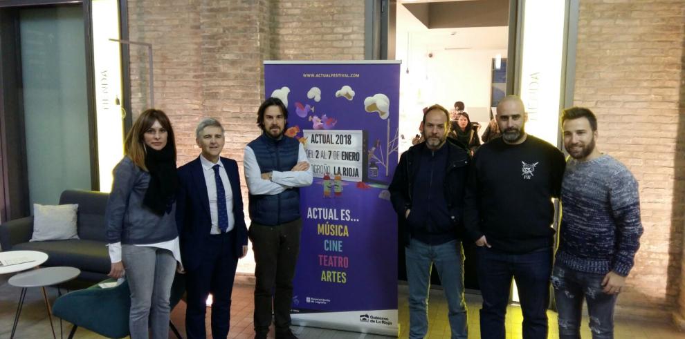 Artistas aragoneses participan en el Festival Actual 18 en la Rioja, el encargado de abrir el calendario cultural español