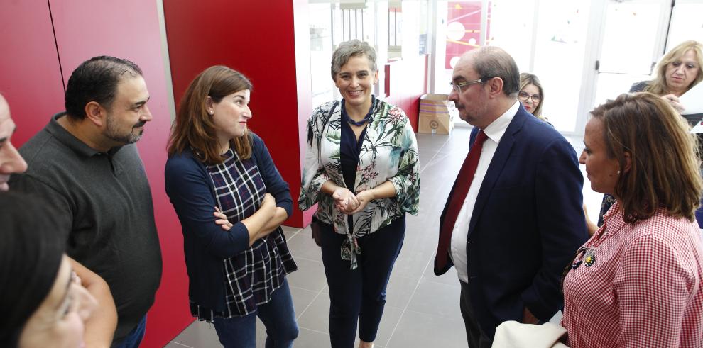 Lambán destaca la importancia de las nuevas infraestructuras educativas de la zona sur de Zaragoza