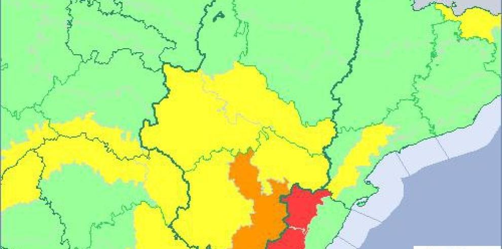 Avisos por nevadas importantes en la provincia de Teruel 