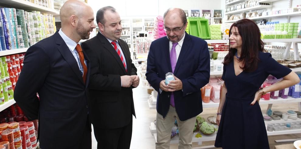 El Presidente de Aragón inaugura las nuevas instalaciones de la empresa Gran Velada de Magallón