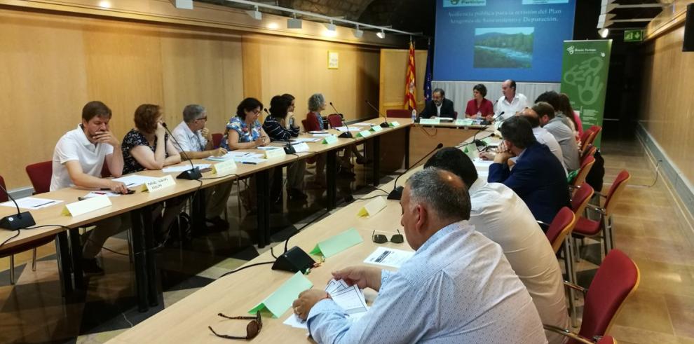 El Gobierno de Aragón inicia el proceso de revisión que llevará a un nuevo plan de saneamiento y depuración