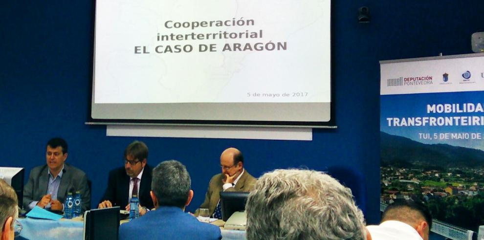 Aragón expone su política de movilidad transfronteriza en Galicia