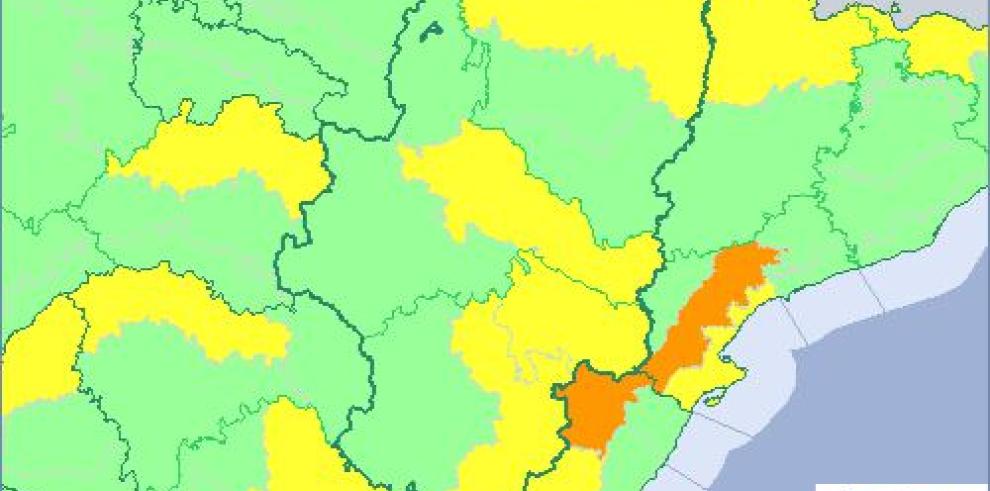 Aviso amarillo por viento en las tres provincias y naranja por nieve en el Pirineo