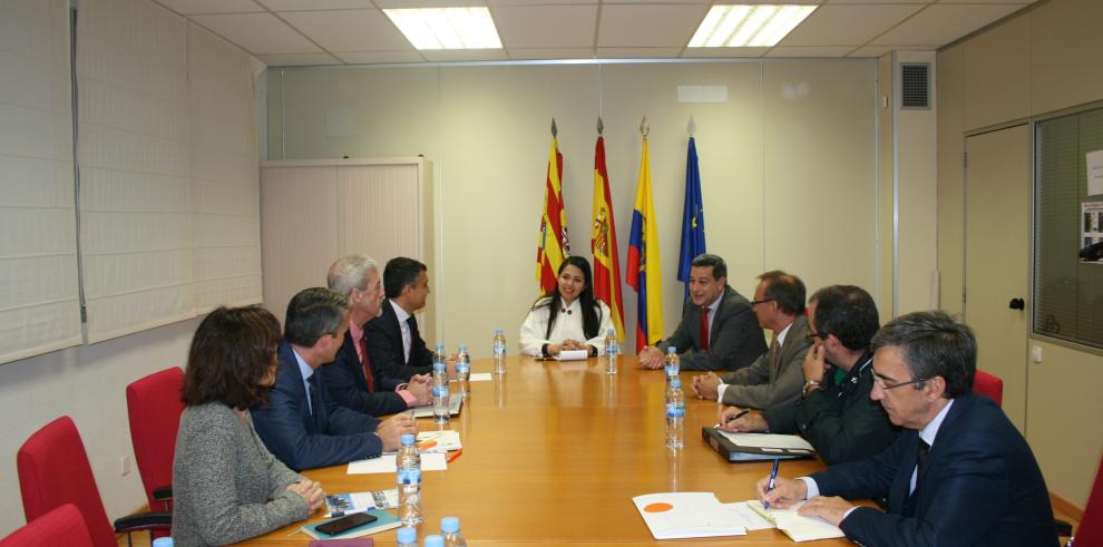 La Ministra de Agricultura y Ganadería de Ecuador visita el Campus de Aula Dei