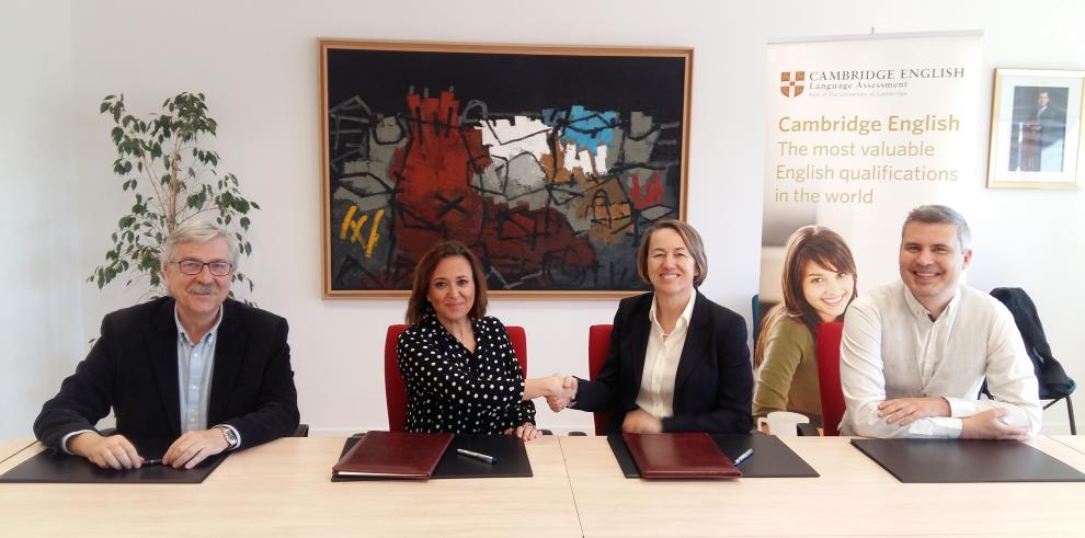 El Gobierno de Aragón colabora con la Universidad de Cambridge y el Trinity College London para certificar el nivel de inglés de alumnos y docentes aragoneses