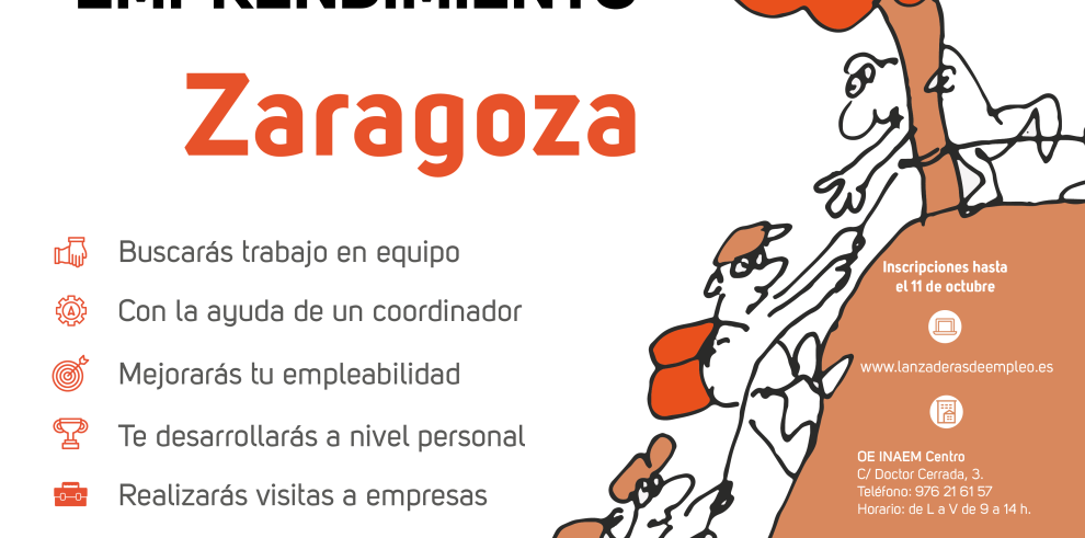 Dos nuevas Lanzaderas de Empleo mejorarán la inserción laboral de 40 personas en Huesca y Zaragoza