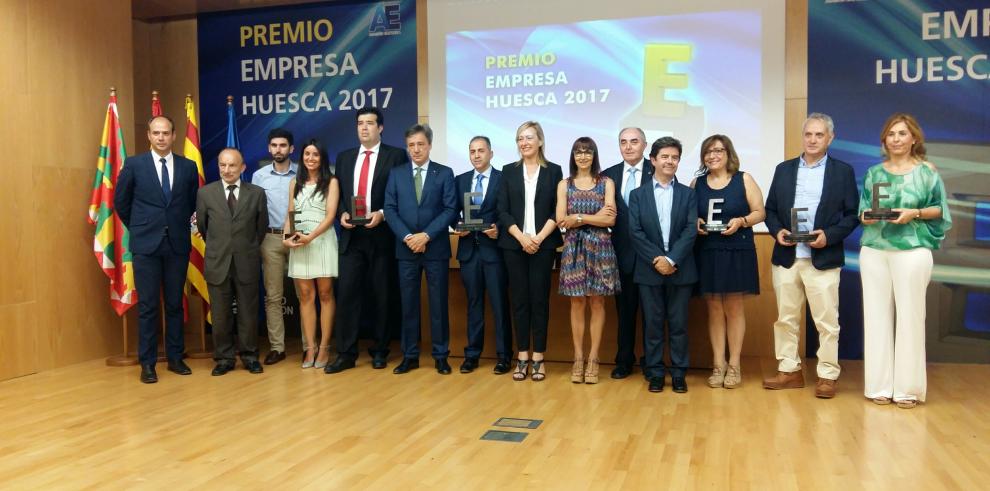 La compañía Levitec Sistemas, Premio Empresa Huesca 2017