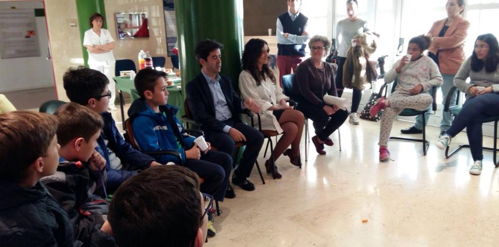 El Consejo de la Ciudad de las Niñas y los Niños de Huesca se ha reunido en el Hospital San Jorge