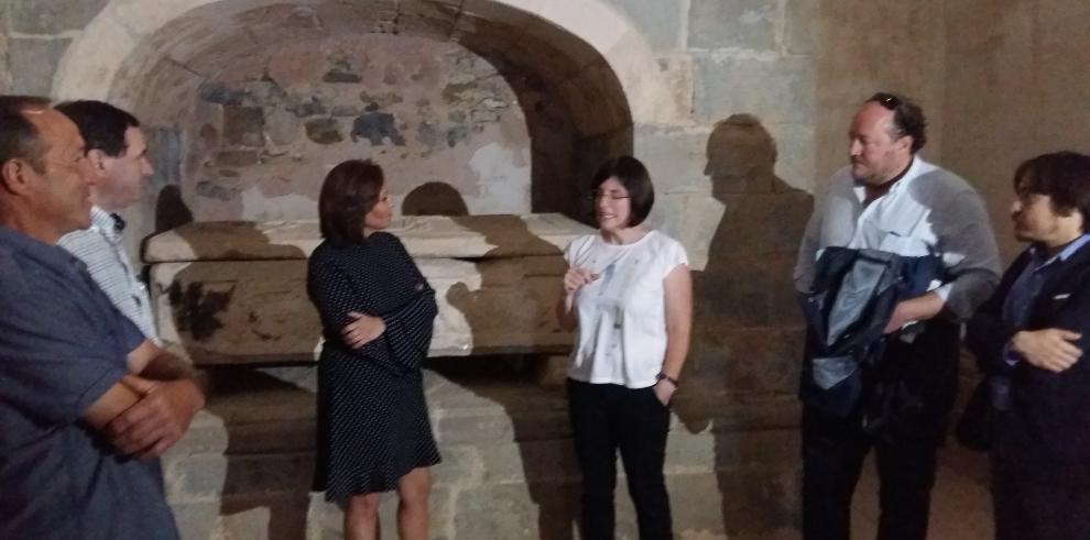 Mayte Pérez anuncia nuevas inversiones en el Real Monasterio de San Victorián para este año