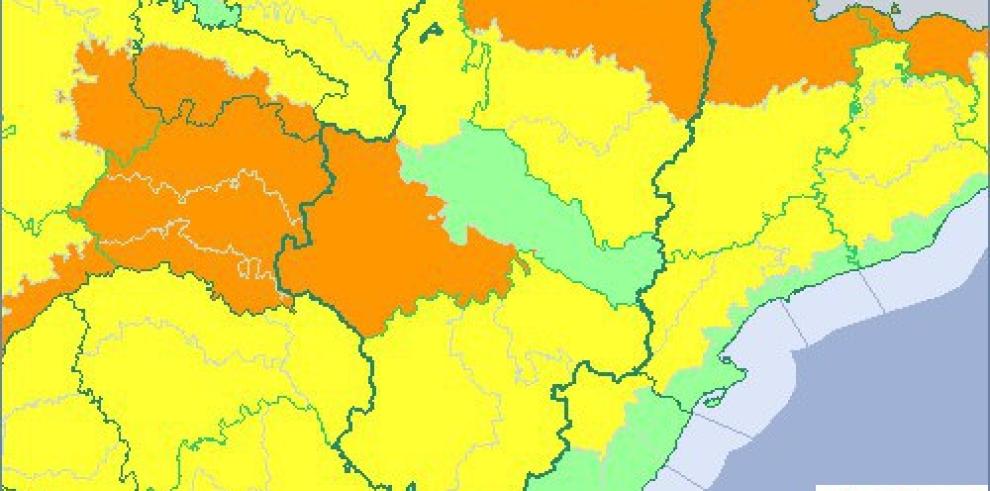 Aviso nivel naranja por temperaturas mínimas en el Pirineo