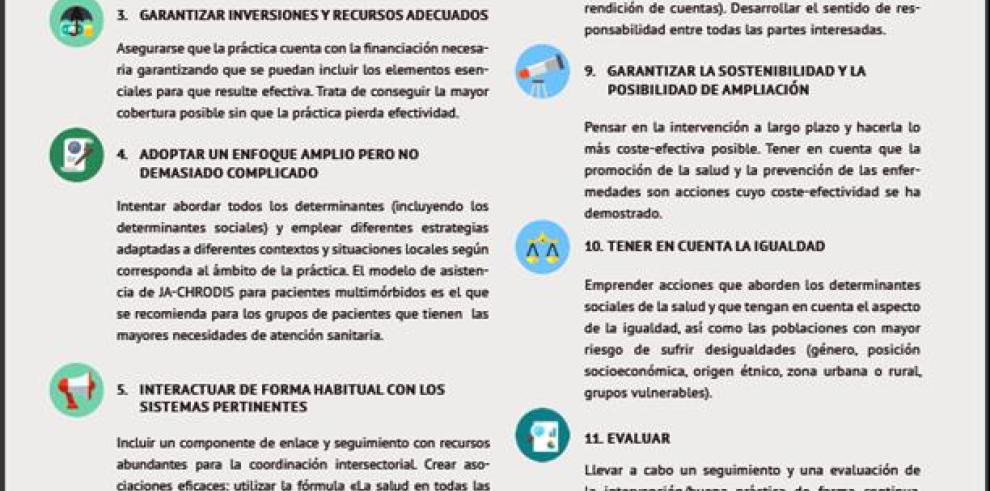 Los 12 pasos para reducir la carga de las enfermedades crónicas