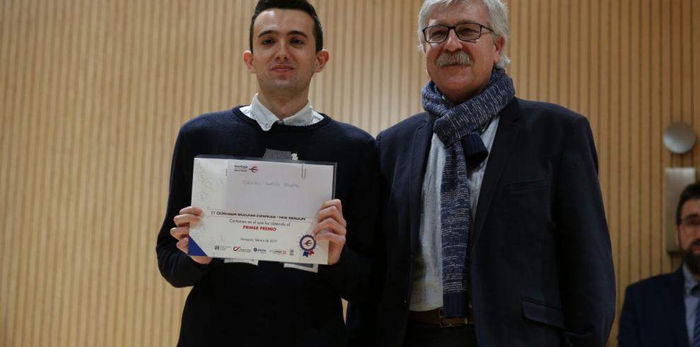 Premiados los mejores alumnos de matemáticas, biología  y geología de Aragón