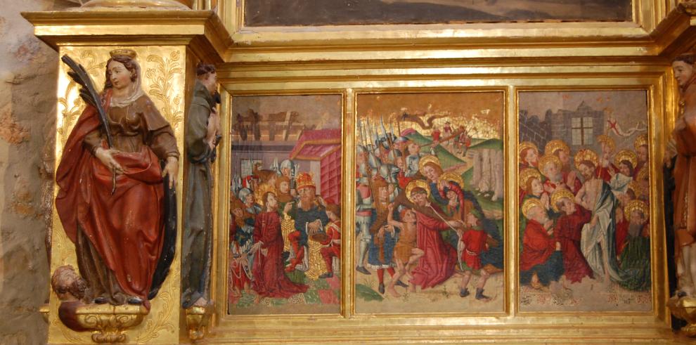 Cultura finaliza la restauración de las tablas del retablo mayor de la iglesia de Odón