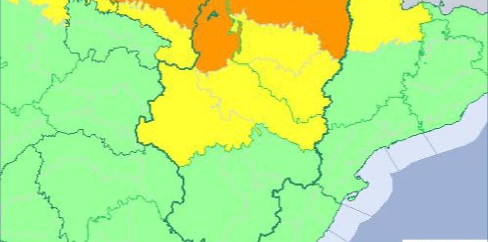 ACTUALIZACIÓN aviso amarillo y naranja por lluvias y tormentas