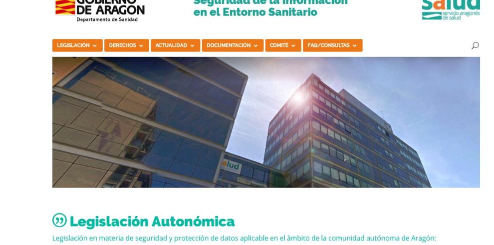 El SALUD elabora una web para los profesionales sanitarios sobre seguridad de la información