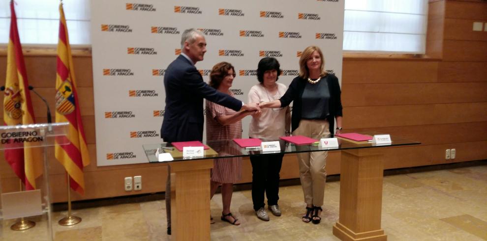 Aragón tendrá su primer Congreso Autonómico de Voluntariado gracias al convenio entre el Gobierno de Aragón, Coordinadora Aragonesa de Voluntariado, Fundación Bancaria Ibercaja y Fundación Caja Inmaculada