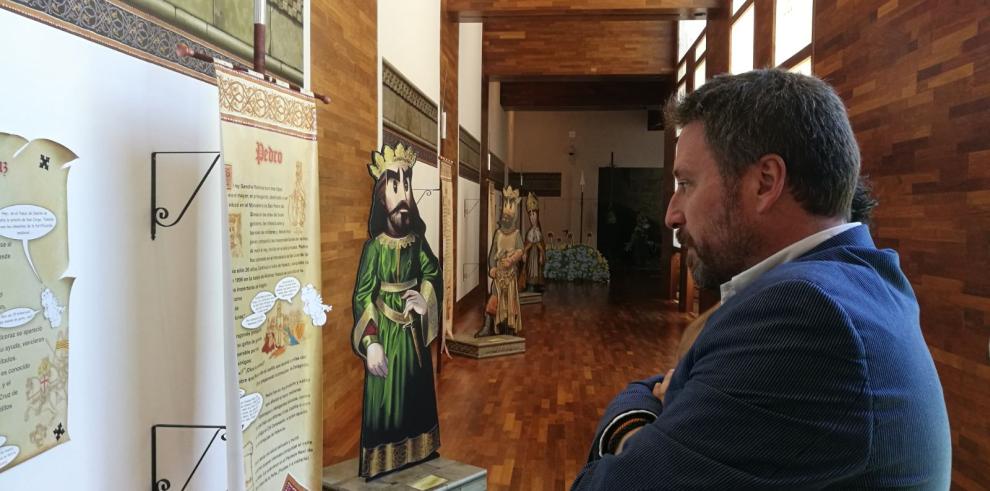 Una exposición recorre los orígenes de Aragón en San Juan de la Peña