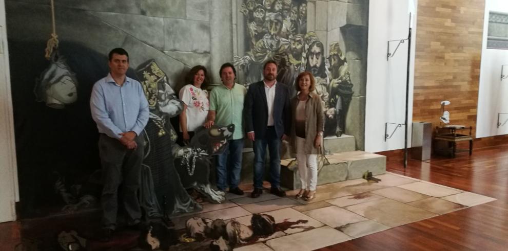 Una exposición recorre los orígenes de Aragón en San Juan de la Peña