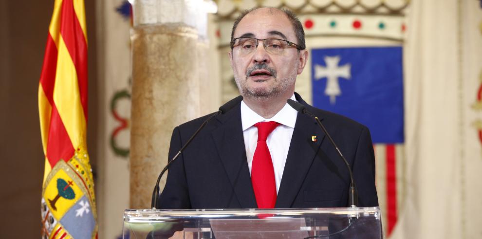 El Presidente de Aragón invita a los aragoneses a ser “militantes de un Aragón solidario y moderno, orgulloso de sí mismo, con vocación de universalidad, suave, culto y refinado”