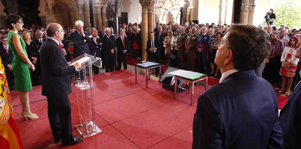 El Presidente de Aragón invita a los aragoneses a ser “militantes de un Aragón solidario y moderno, orgulloso de sí mismo, con vocación de universalidad, suave, culto y refinado”