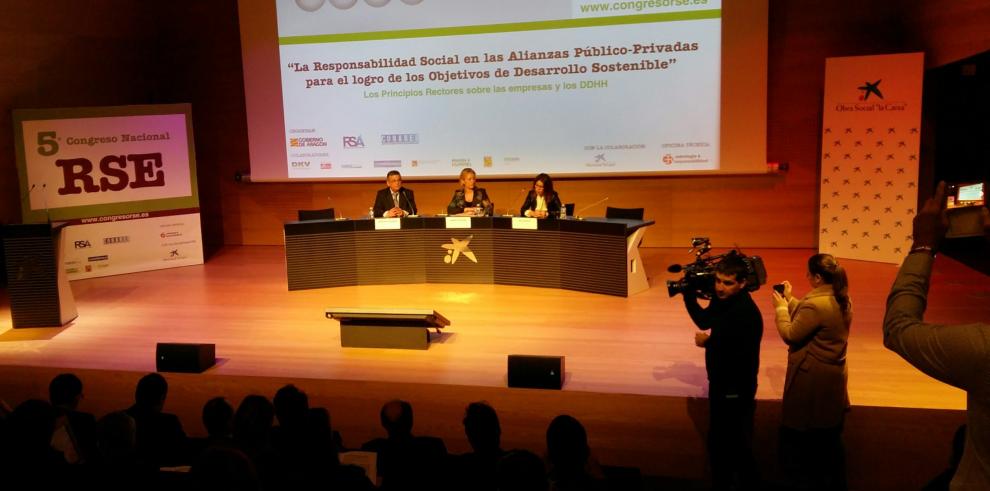 Gastón: “Los Objetivos de Desarrollo Sostenible serán claves en la estrategia de Aragón en Responsabilidad Social” 