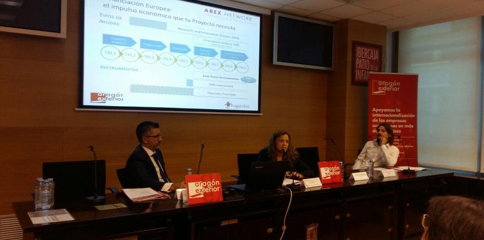 Más de 50 empresas asisten a la jornada de Arex sobre el Instrumento PYME de financiación a la innovación 