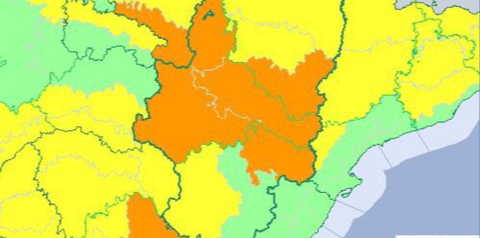 Aviso nivel amarillo por temperaturas máximas en las provincias de Huesca y Teruel 