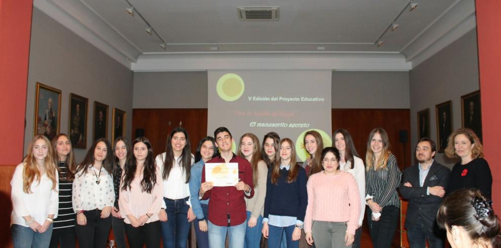 El Museo de Zaragoza acoge la entrega del premio del concurso educativo “Tras la huella de Goya”