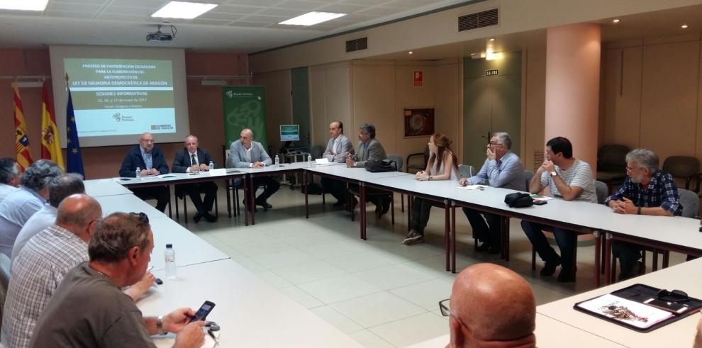 Debate participativo sobre la Ley de Memoria Democrática en Huesca