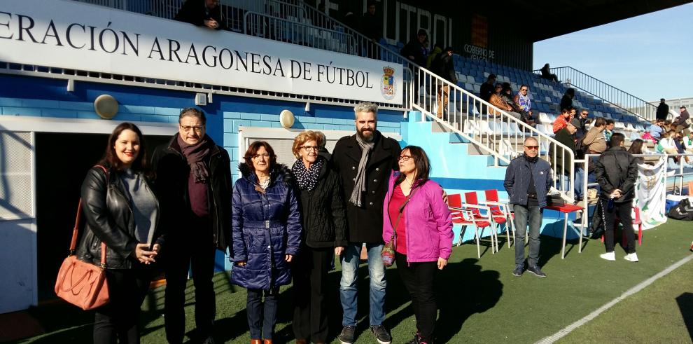 María Victoria Broto muestra su apoyo al Zaragoza Club de Fútbol Femenino