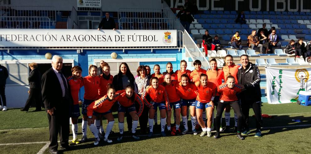 María Victoria Broto muestra su apoyo al Zaragoza Club de Fútbol Femenino