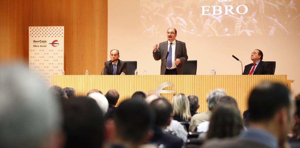 El Presidente de Aragón anuncia creación de Lonja del Valle del Ebro junto a Navarra y Rioja