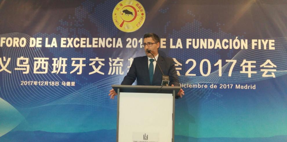 Arex recibe el premio Colaborador Excelente 2017 de la Fundación china para el intercambio entre Yiwu y España