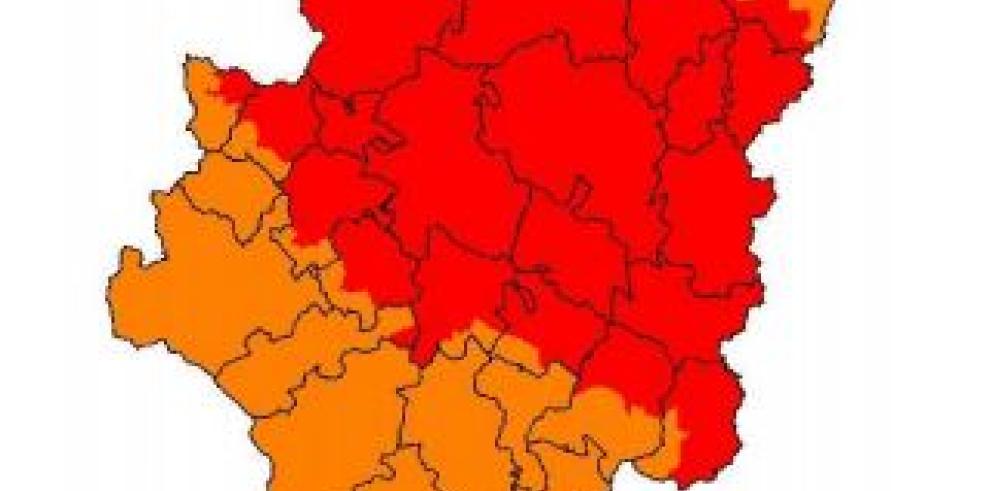 Prealerta roja por riesgo de incendios forestales