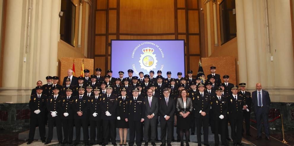 La Unidad de Policía Nacional Adscrita a la CCAA de Aragón celebra el X Aniversario de su fundación