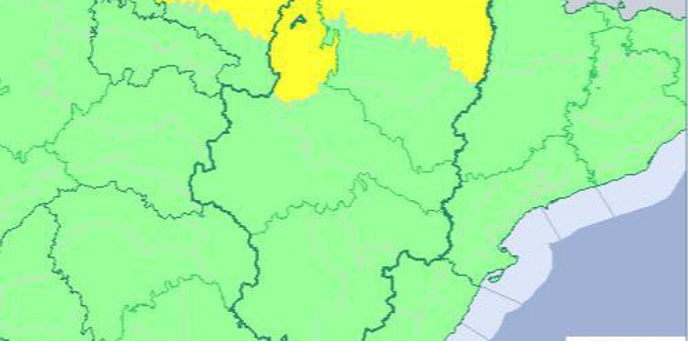 Aviso naranja por tormentas y amarillo por lluvias en Pirineo y Cinco Villas