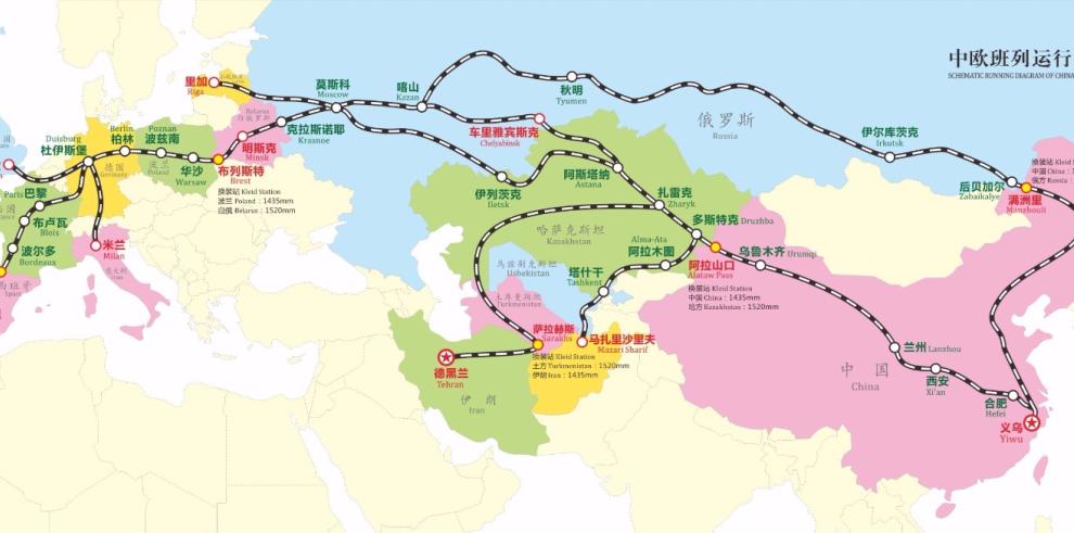 El Tren de la Seda que une Yiwu con Madrid haría parada en Zaragoza en menos de un año