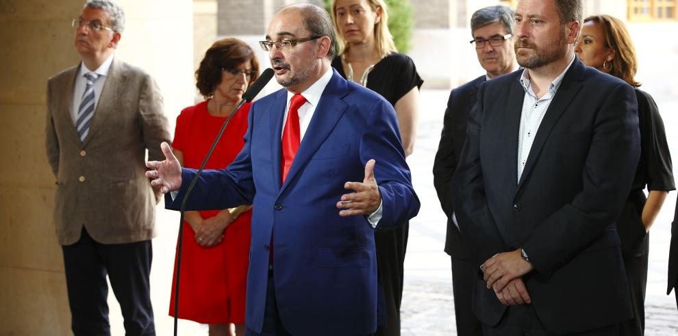 El Presidente de Aragón presenta un balance de gestión basado en el diálogo, la justicia social y la eficiencia