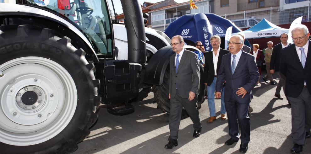 El Presidente de Aragón anuncia que Aragón Plataforma Logística mira a Caspe como terminal ferroviaria con conexión con los puertos