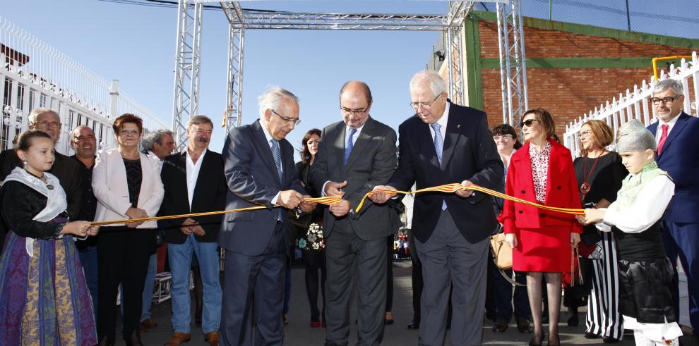 El Presidente de Aragón anuncia que Aragón Plataforma Logística mira a Caspe como terminal ferroviaria con conexión con los puertos