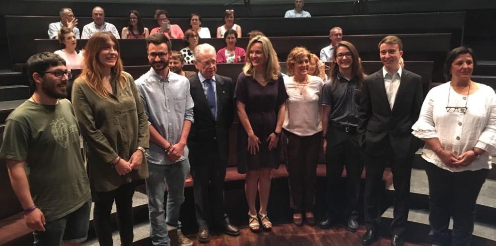 Pilar Alegría ha participado en el V Premio Educación y Valores de la Universidad de Zaragoza