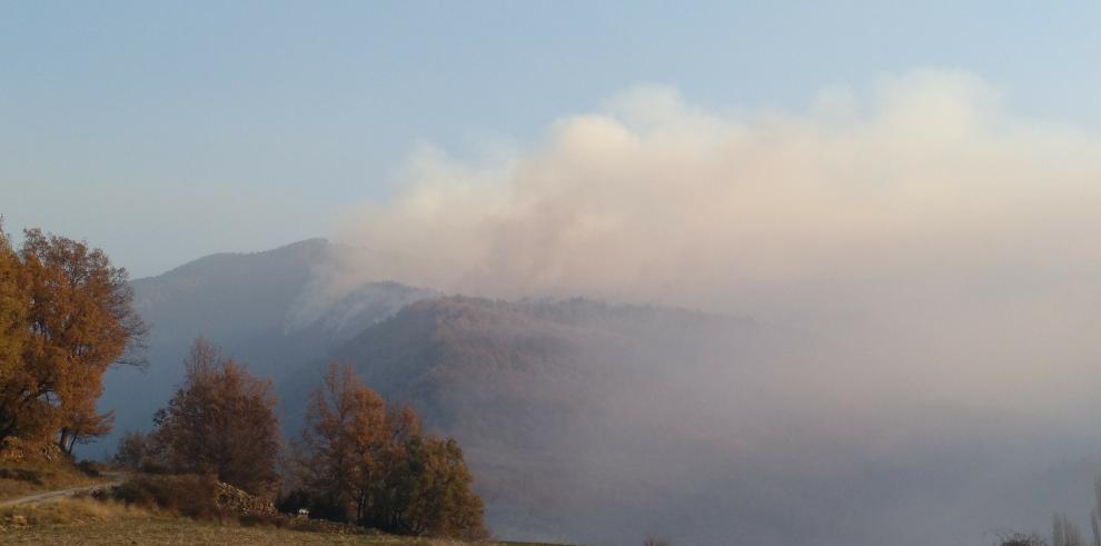  DGA y UME trabajarán esta noche en el incendio de Torre la Ribera